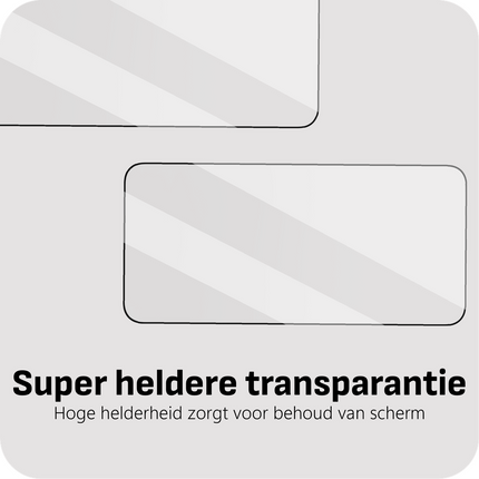 Samsung Galaxy A37 - Tempered Glass Screenprotector with Applicator - 2 Pack