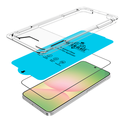 Samsung Galaxy A57 - Tempered Glass Screenprotector with Applicator - 2 Pack