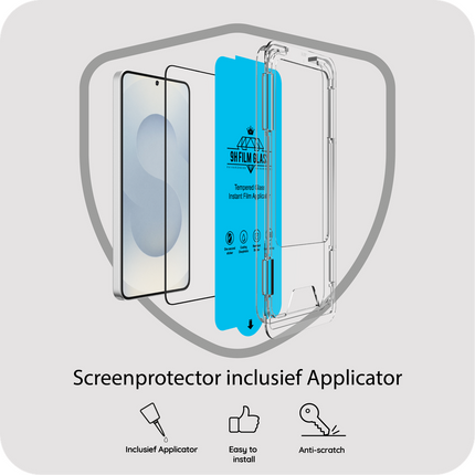 Samsung Galaxy S26 Plus - Tempered Glass Screenprotector with Applicator - 1 Pack