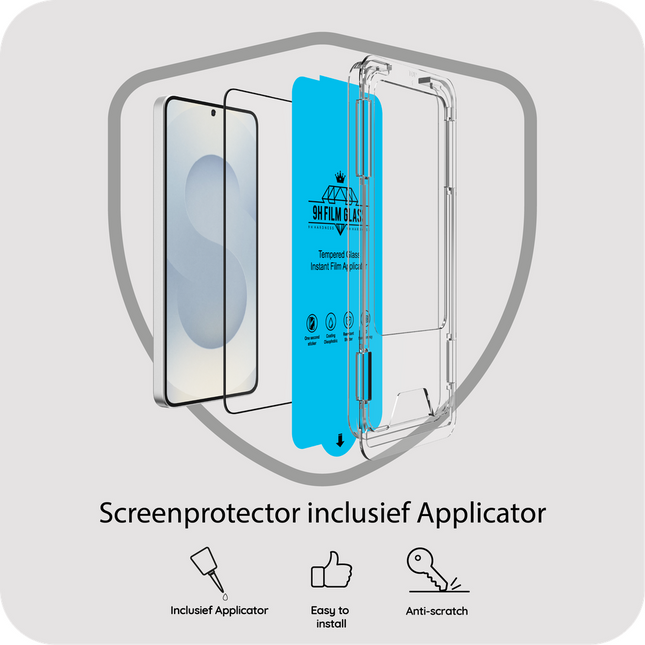 Samsung Galaxy S26 Plus - Tempered Glass Screenprotector with Applicator - 1 Pack