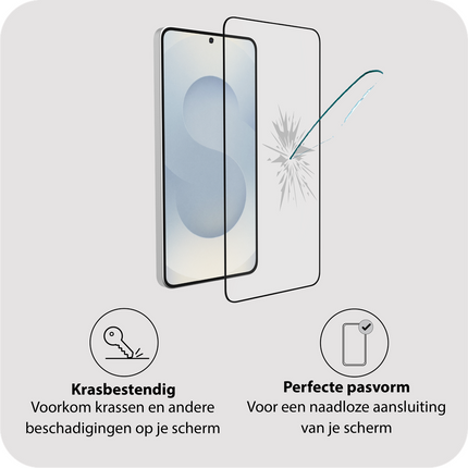 Samsung Galaxy S26 - Tempered Glass Screenprotector with Applicator - 2 Pack
