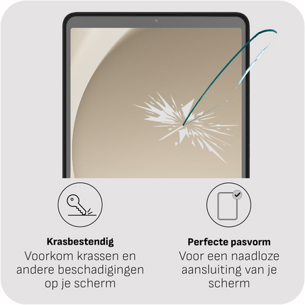 Samsung Galaxy Tab A11 / A9 - Screenprotector Tempered Glass