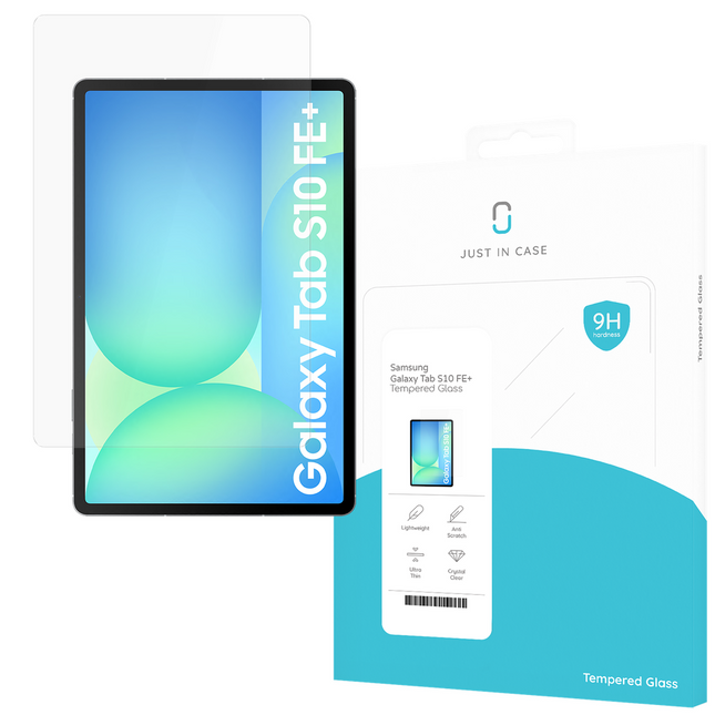 Samsung Galaxy Tab S10 FE+ - Screenprotector Tempered Glass