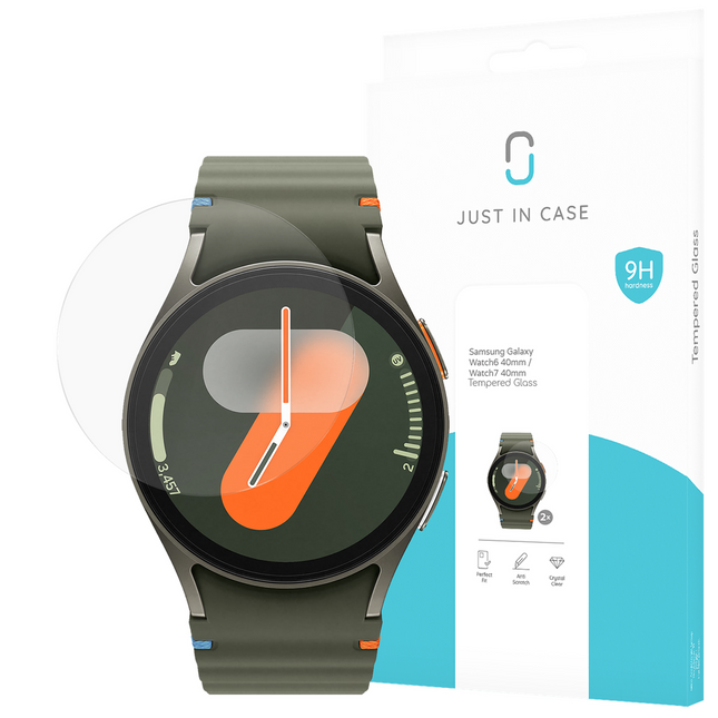 Samsung Galaxy Watch7/6 40mm - 2 pack - Screenprotector Tempered Glass