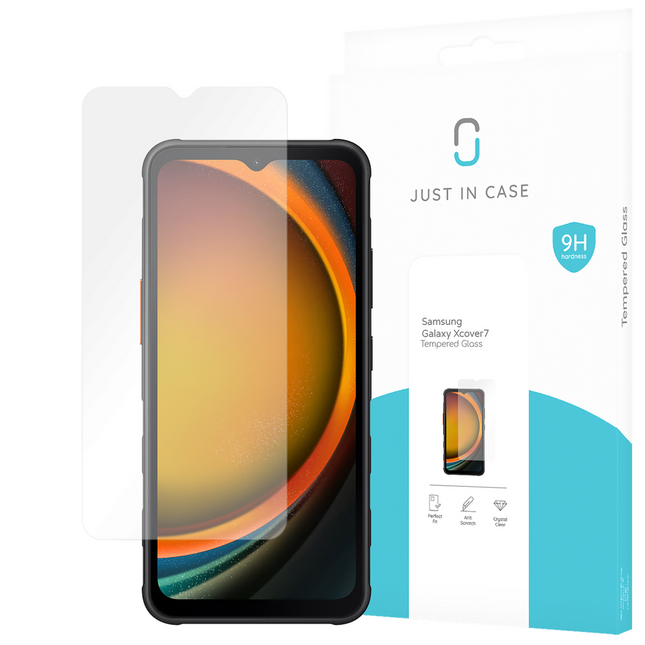 Samsung Galaxy Xcover7 / Xcover7 Pro - Screenprotector Tempered Glass