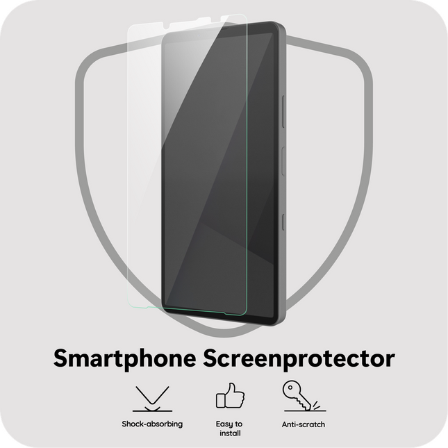 Sony Xperia 10 VIII / VII - Screenprotector Tempered Glass
