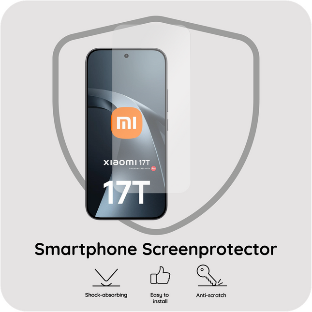 Xiaomi 17T - Screenprotector Tempered Glass