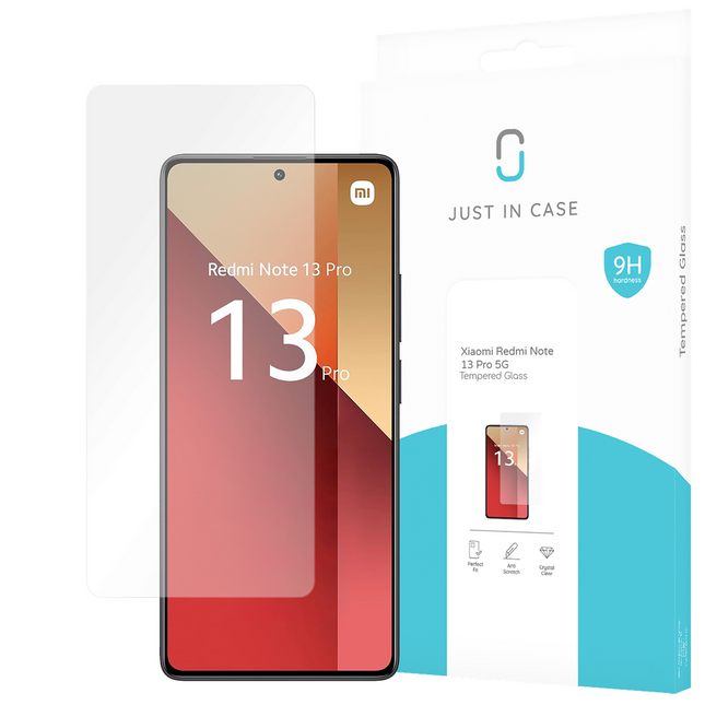 Xiaomi Redmi Note 13 Pro 5G Tempered Glass -  Screenprotector - Clear
