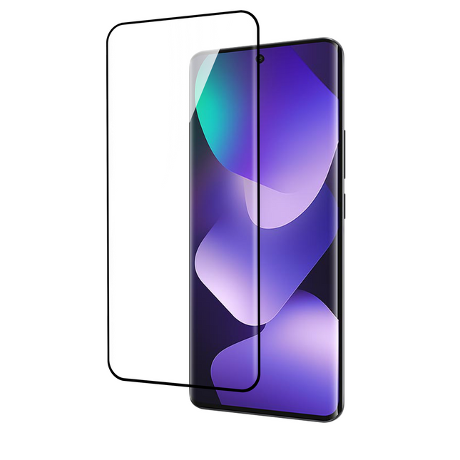 Xiaomi Redmi Note 15 (4G/5G) - Full Cover Screenprotector Tempered Glass - Black