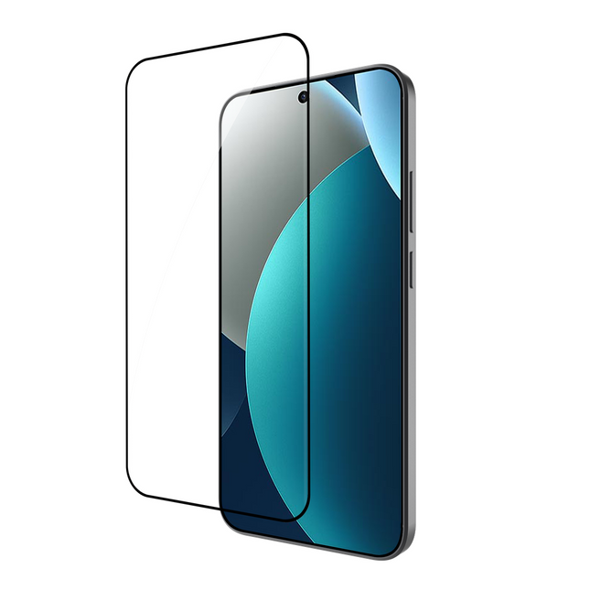 Xiaomi Redmi Note 15 Pro (4G) - Full Cover Screenprotector Tempered Glass - Black