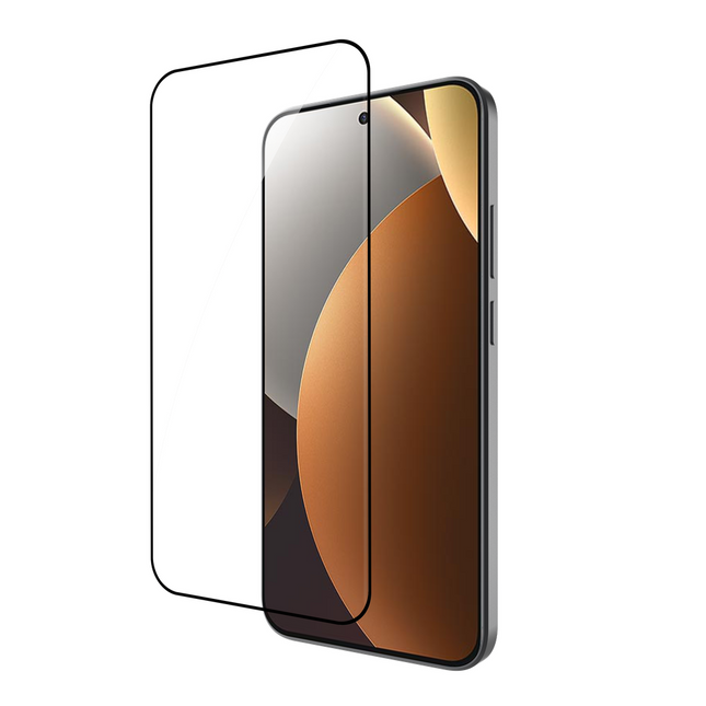 Xiaomi Redmi Note 15 Pro+ (5G) - Full Cover Screenprotector Tempered Glass - Black