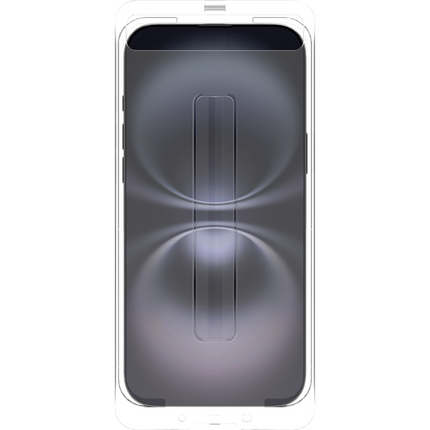 iPhone 16 - Tempered Glass Screenprotector with Applicator - 1 Pack