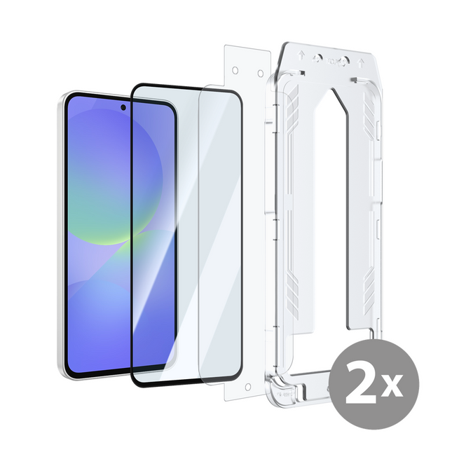 Samsung Galaxy A36/A56 - Tempered Glass Screenprotector with Applicator - 2 Pack
