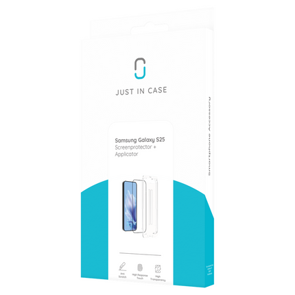 Samsung Galaxy S25 - Tempered Glass Screenprotector with Applicator - 1 Pack