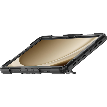 Samsung Galaxy Tab S9 / S9 FE / S10 FE / S10 Lite - Shockproof Case (PET Screenprotector/Hand Strap) - Black