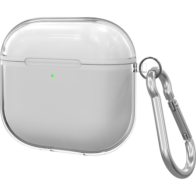 Airpods 4 / Airpods 4 ANC - Soft TPU Case with hook - Clear