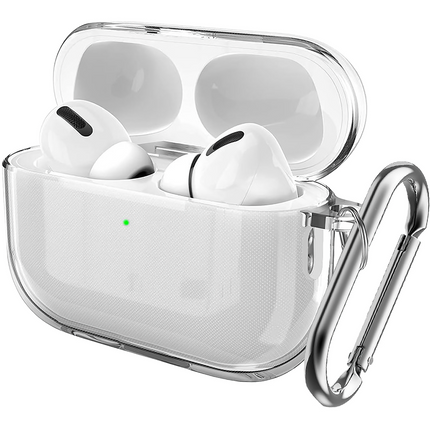 Apple AirPods Pro 3 - Soft TPU Case with hook - Clear