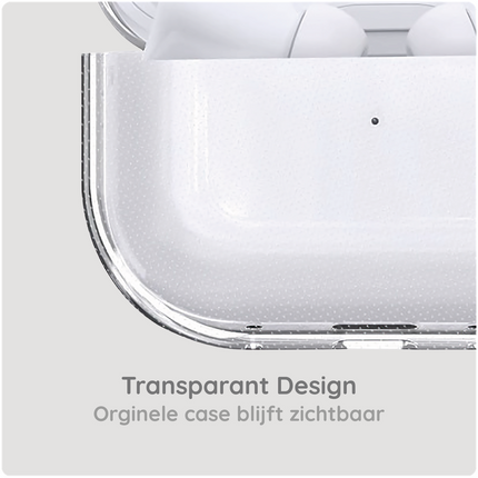 Apple AirPods Pro 3 - Soft TPU Case with hook - Clear