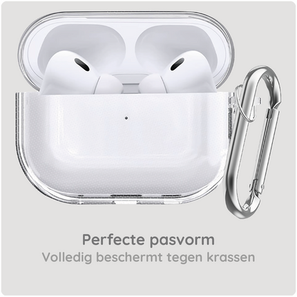 Apple AirPods Pro 3 - Soft TPU Case with hook - Clear