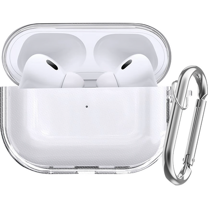 Apple AirPods Pro 3 - Soft TPU Case with hook - Clear
