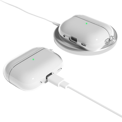 Apple AirPods Pro 3 - Soft TPU Case with hook - Clear