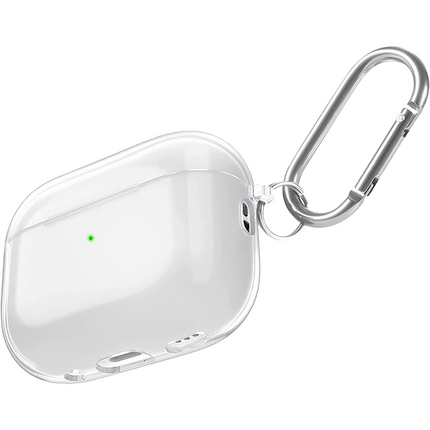 Apple AirPods Pro 3 - Soft TPU Case with hook - Clear