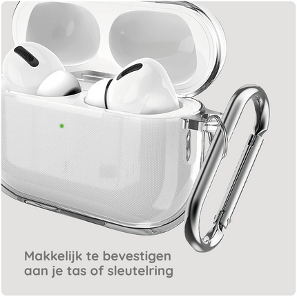Apple AirPods Pro 3 - Soft TPU Case with hook - Clear
