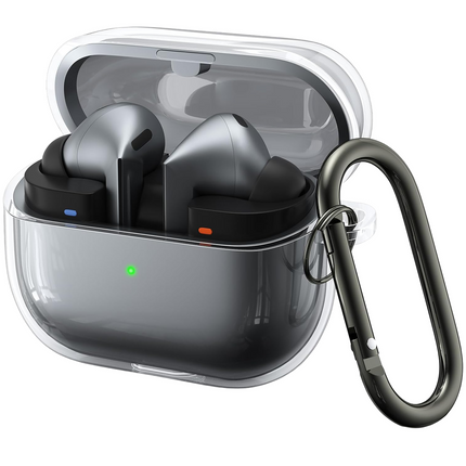 Samsung Galaxy Buds3 / Galaxy Buds3 Pro - Soft TPU Case with hook - Clear