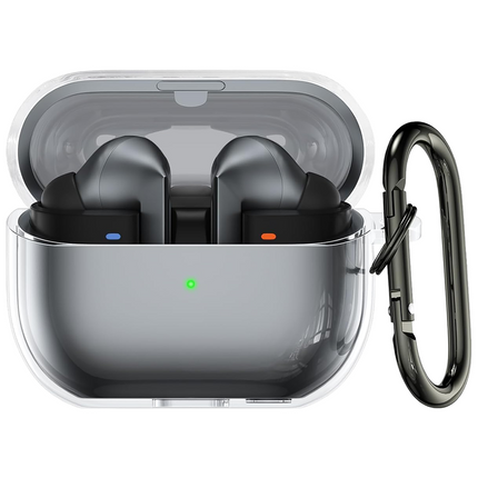 Samsung Galaxy Buds3 / Galaxy Buds3 Pro - Soft TPU Case with hook - Clear