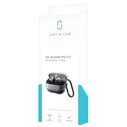Samsung Galaxy Buds3 / Galaxy Buds3 Pro - Soft TPU Case with hook - Clear