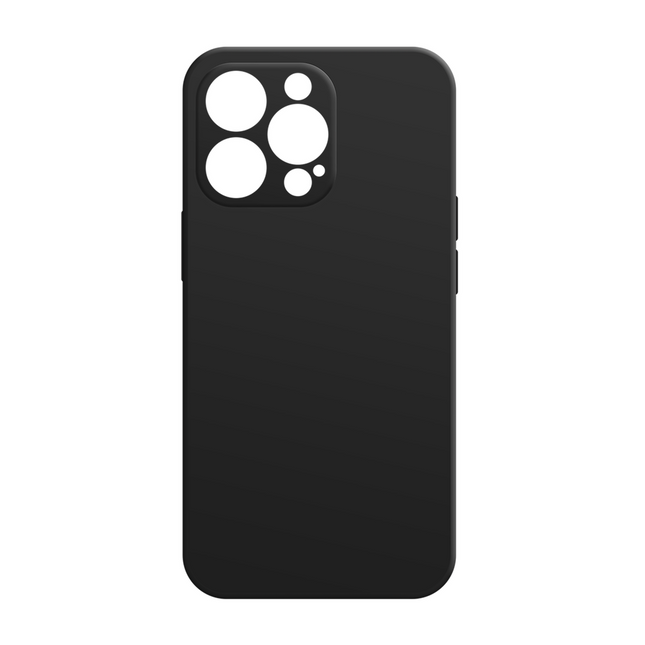 Flex Case iPhone 15 Pro zwart zijaanzicht DualFlex constructie