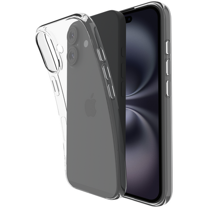 Zero% Case - iPhone 16 Plus - Soft TPU Back Cover (GRS Recycled) - Clear
