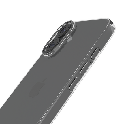 Zero% Case - iPhone 16 Plus - Soft TPU Back Cover (GRS Recycled) - Clear