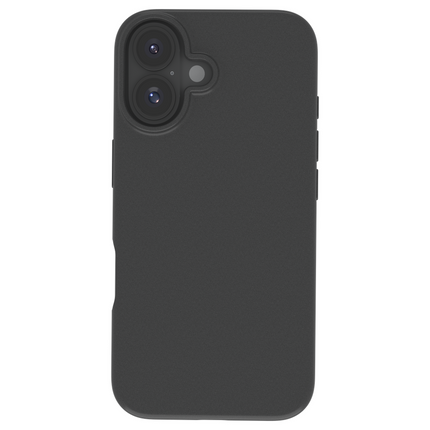 Zero% Case - iPhone 16 Plus - Soft TPU Back Cover (GRS Recycled) - Black