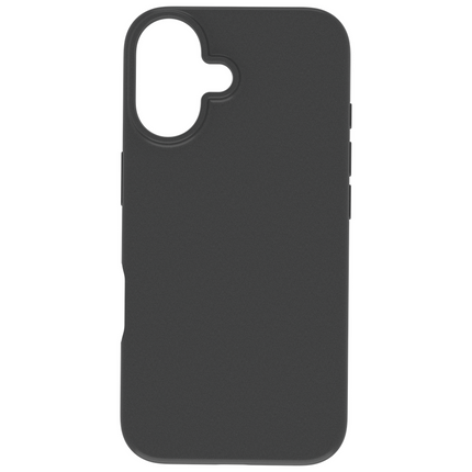 Zero% Case - iPhone 16 Plus - Soft TPU Back Cover (GRS Recycled) - Black