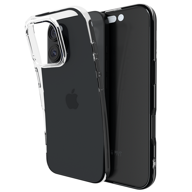 Zero% Case - iPhone 16 Pro Max - Soft TPU Back Cover (GRS Recycled) - Clear