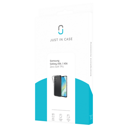 Zero% Case - Samsung Galaxy A36 / A56 - Soft TPU Back Cover (GRS Recycled) - Clear
