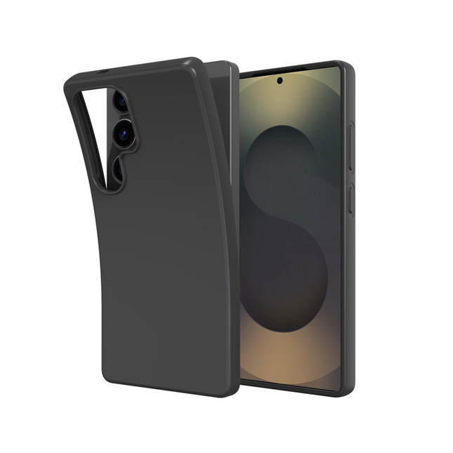 Zero% Case - Samsung Galaxy S25 Ultra - Soft TPU Back Cover (GRS Recycled) - Black