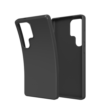 Zero% Case - Samsung Galaxy S25 Ultra - Soft TPU Back Cover (GRS Recycled) - Black