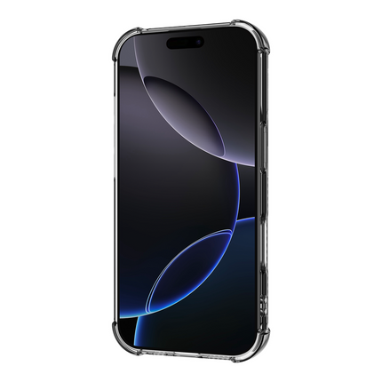 FlexImpact Case - iPhone 16 Pro - TPU Impact Back Cover - (with cardslot) - Clear
