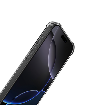 FlexImpact Case - iPhone 16 Pro - TPU Impact Back Cover - (with cardslot) - Clear