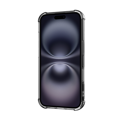 FlexImpact Case - iPhone 16 - TPU Impact Back Cover - (with cardslot) - Clear
