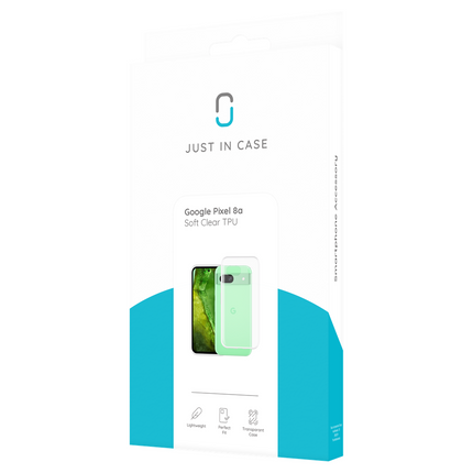 FlexLite Case - Google Pixel 8a - Soft TPU Back Cover - Clear