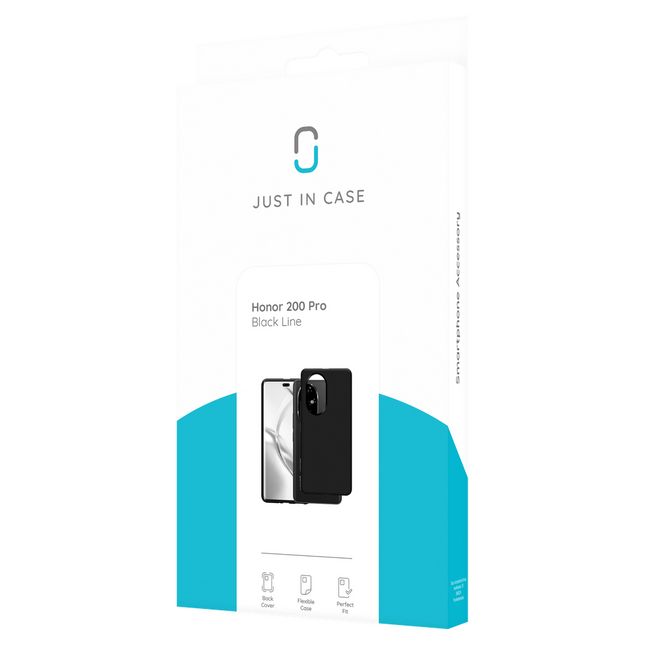 FlexLite Case - Honor 200 Pro - Soft TPU Back Cover - Black