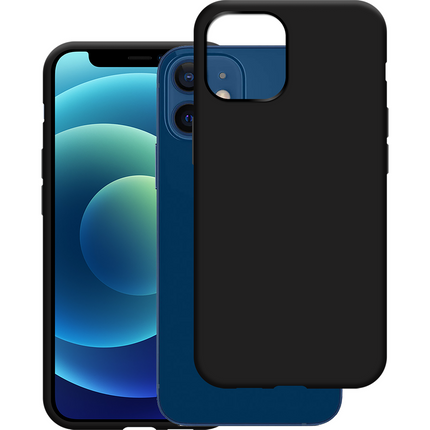 FlexLite Case - iPhone 12 / 12 Pro - Soft TPU Back Cover - Black