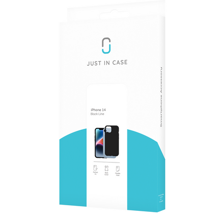 FlexLite Case - iPhone 14 - Soft TPU Back Cover - Black