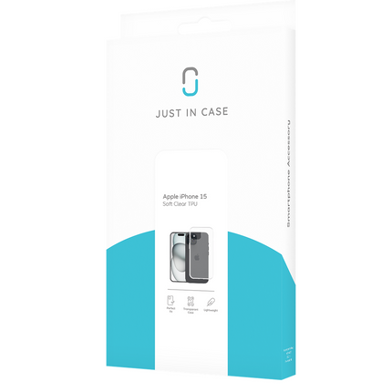 FlexLite Case - iPhone 15 - Soft TPU Back Cover - Clear