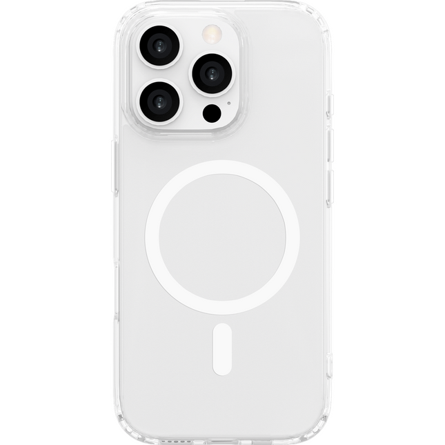 Achterkant van het transparante Flex Case