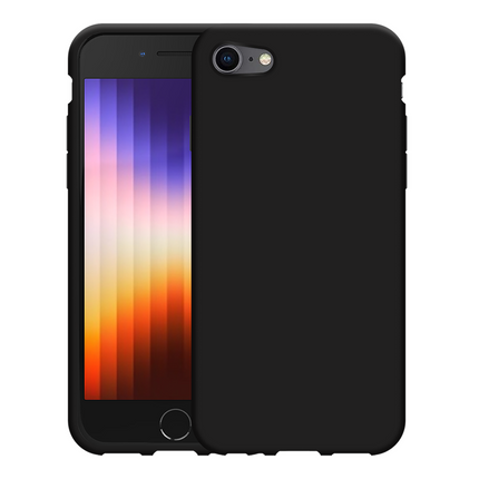 FlexLite Case - iPhone SE (2022/2020) / 8 / 7 - Soft TPU Back Cover - Black