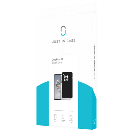 FlexLite Case - OnePlus 12 - Soft TPU Back Cover - Black